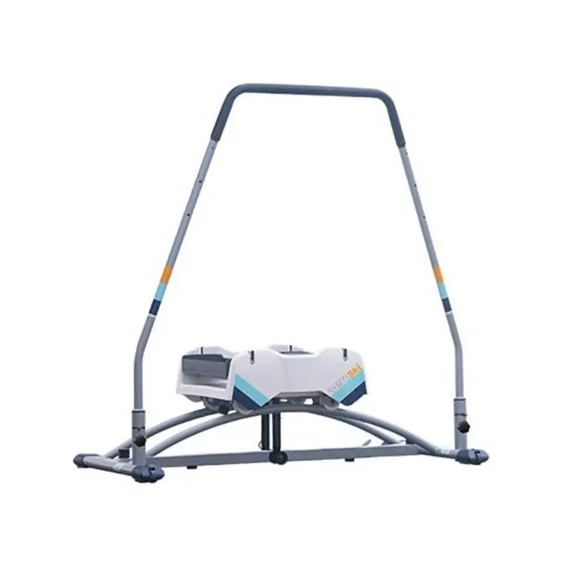 Aeroski 2.0 Ski Trainer – Recoil Spring Resistance Fitness Machine (Gray)