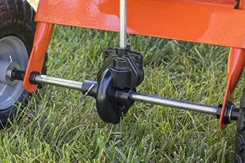 Agri-Fab 85-Lb. Tow-Behind Broadcast Spreader – Adjustable Spread Pattern for Lawns & Landscapes