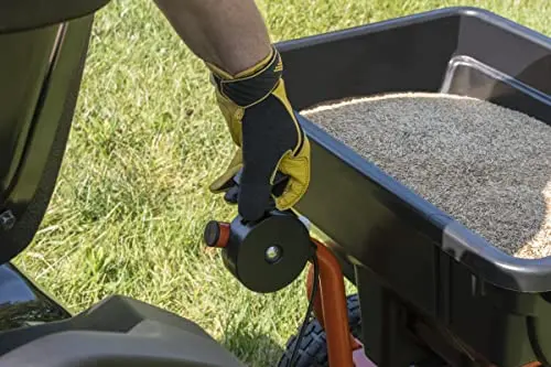 Agri-Fab 85-Lb. Tow-Behind Broadcast Spreader – Adjustable Spread Pattern for Lawns & Landscapes