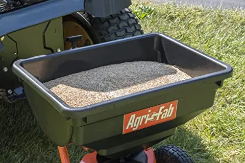 Agri-Fab 85-Lb. Tow-Behind Broadcast Spreader – Adjustable Spread Pattern for Lawns & Landscapes