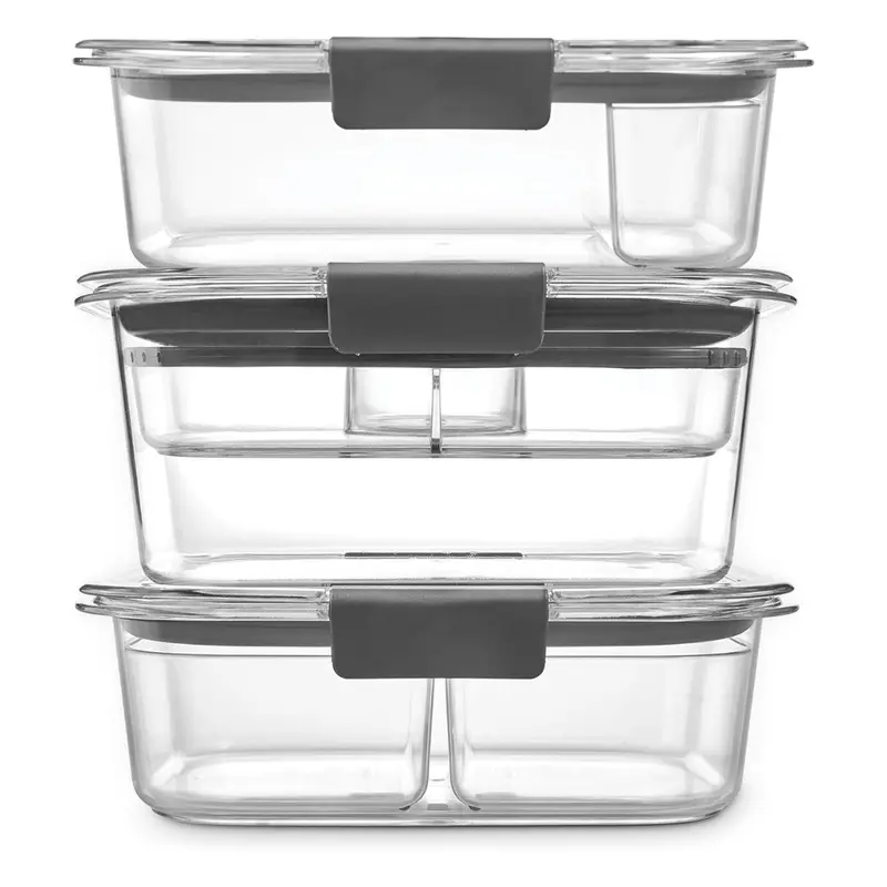Airtight BPA-Free Food Storage Containers with Secure Lids for Meal Prepping