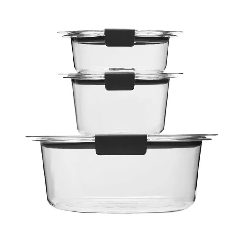 Airtight BPA-Free Food Storage Containers with Secure Lids for Meal Prepping