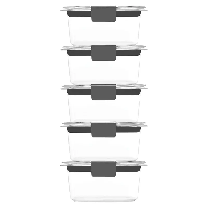 Airtight BPA-Free Food Storage Containers with Secure Lids for Meal Prepping