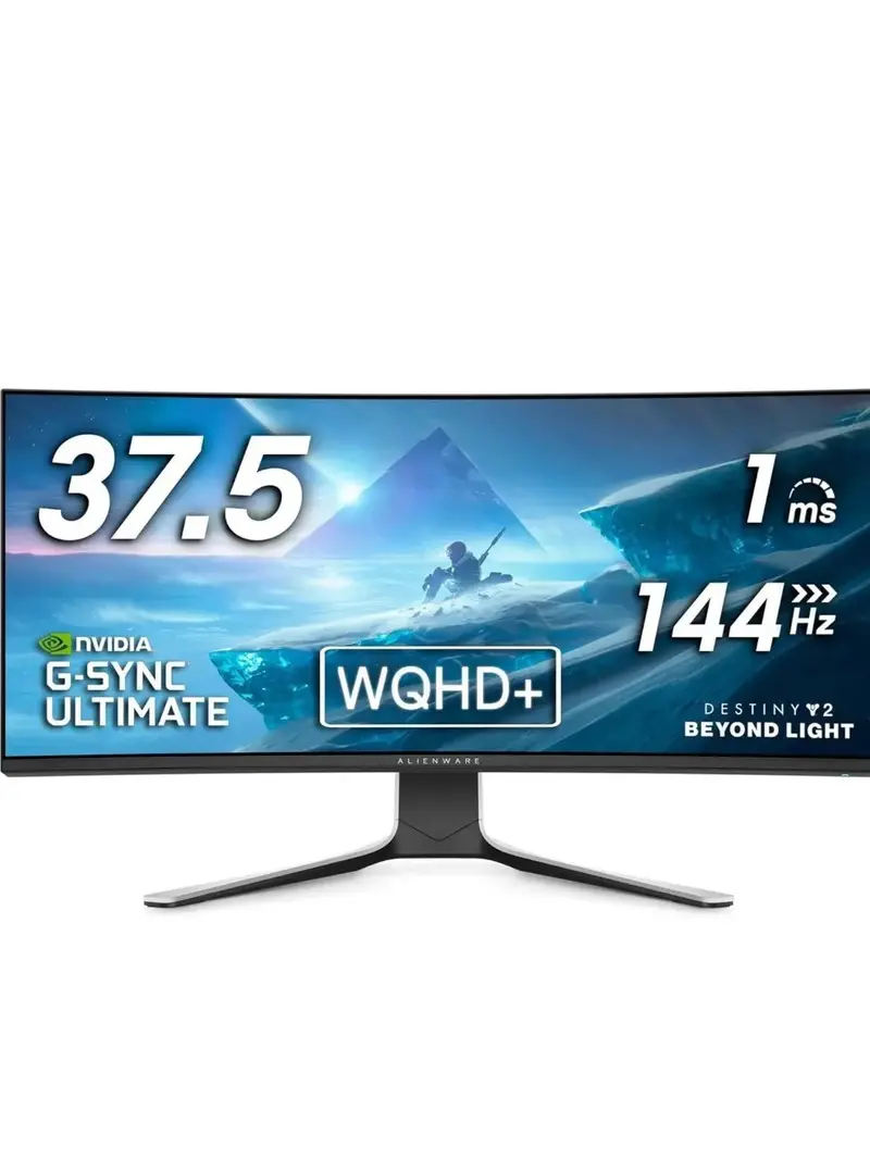 Alienware AW3821DW 38" Ultrawide Curved Gaming Monitor — WQHD (3840x1600), 144Hz, G-SYNC Ultimate, 1ms, 2300R, HDR600