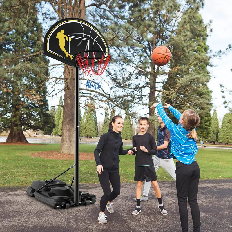 All-Environment Adjustable Basketball Hoop – 12-Position Indoor/Outdoor Goal (4.25–10 ft) 2
