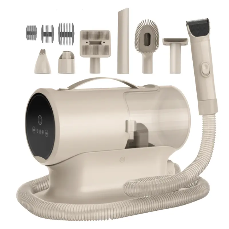 All-in-One Dog Grooming Vacuum Kit – Includes Trimmer, 2L Dust Cup & Accessories
