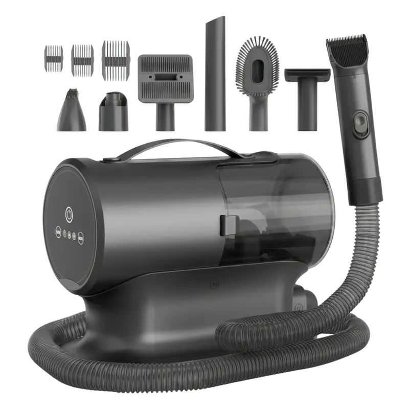 All-in-One Dog Grooming Vacuum Kit – Includes Trimmer, 2L Dust Cup & Accessories 2