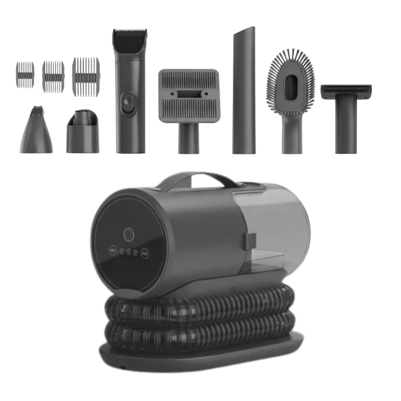 All-in-One Dog Grooming Vacuum Kit – Includes Trimmer, 2L Dust Cup & Accessories