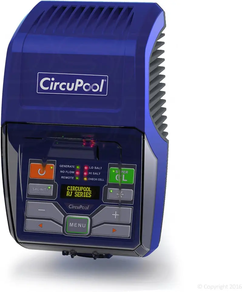 All-in-One Saltwater Pool Chlorination System with Titanium Electrode Cell | 7-Year Limited Warranty | Professional Installation Recommended