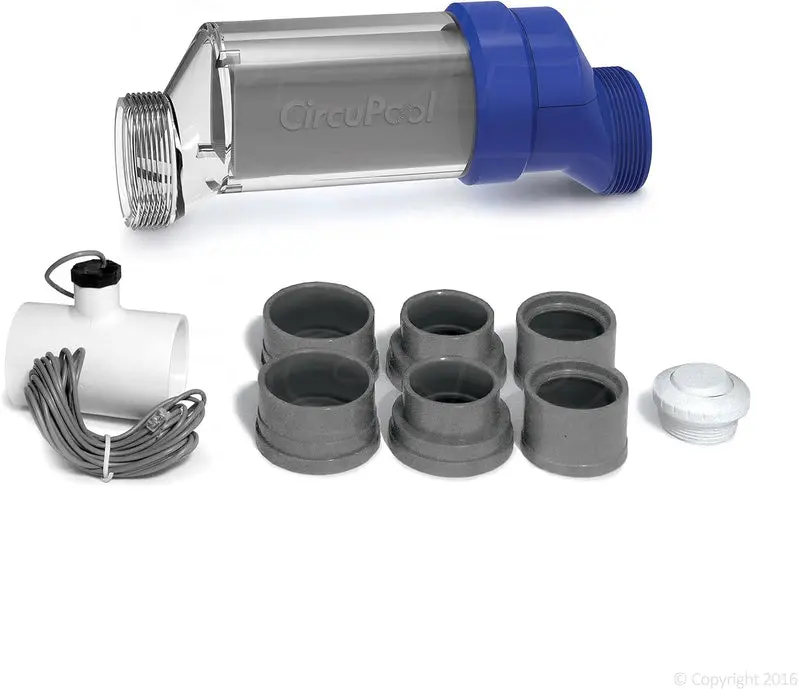 All-in-One Saltwater Pool Chlorination System with Titanium Electrode Cell | 7-Year Limited Warranty | Professional Installation Recommended