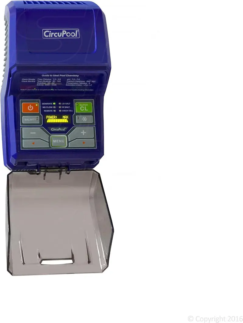 All-in-One Saltwater Pool Chlorination System with Titanium Electrode Cell | 7-Year Limited Warranty | Professional Installation Recommended