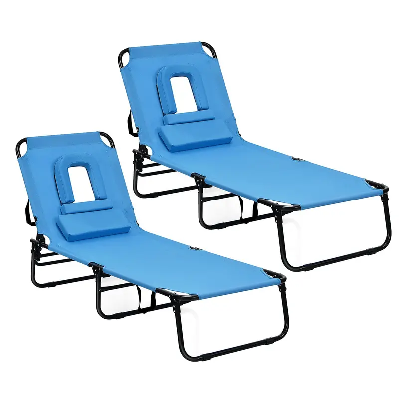 All-Terrain Folding Lounge Chair – Ideal for Beaches, Poolsides, Balconies & Patios