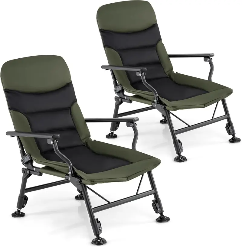 All-Terrain High-Back Camping Chair with Padded Support and Rugged Frame 2