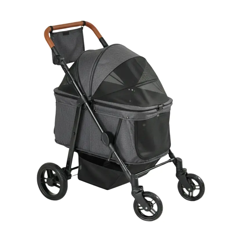 All-Terrain Pet Stroller for Medium Dogs (Up to 66 lbs) – Lightweight, Foldable Design 2