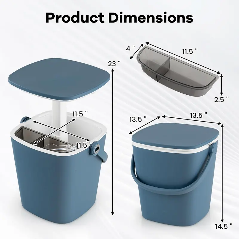 All-Weather Cooler Table – Portable 4-Gallon Beverage Chiller with Integrated Handle