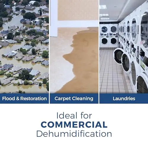 ALORAIR Commercial-Grade 113-Pint Dehumidifier – Crawl Space & Basement Use with Continuous Drain Hose