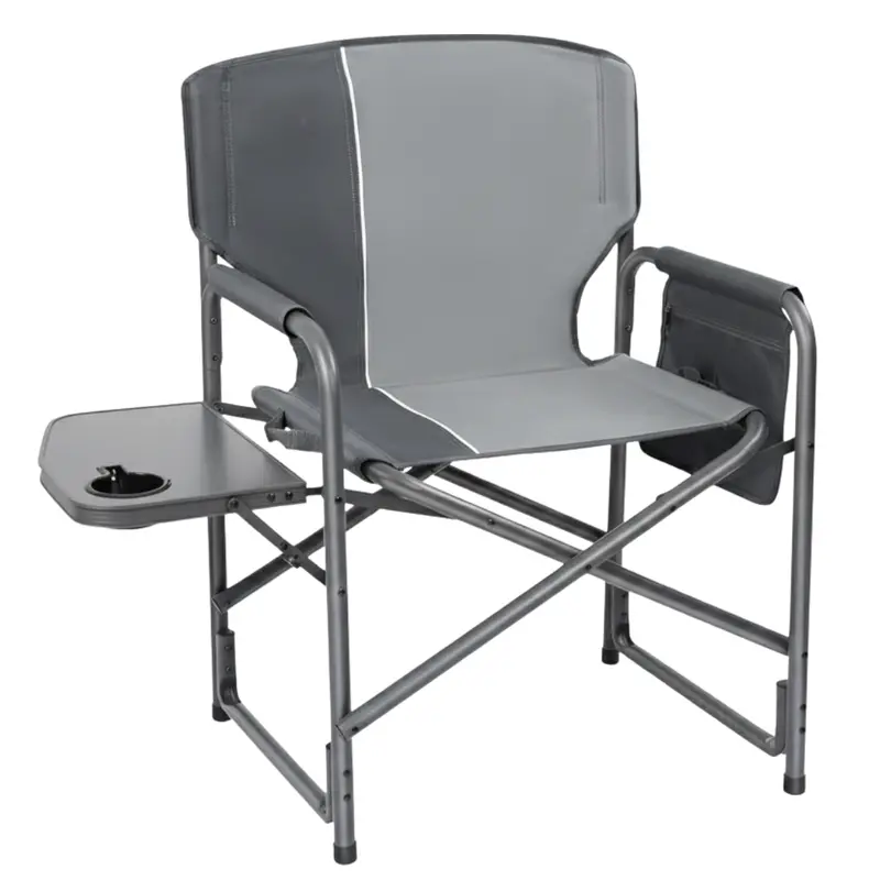 Aluminum Portable Camping Chair Featuring Detachable Side Table – 400 lb Load Limit 2