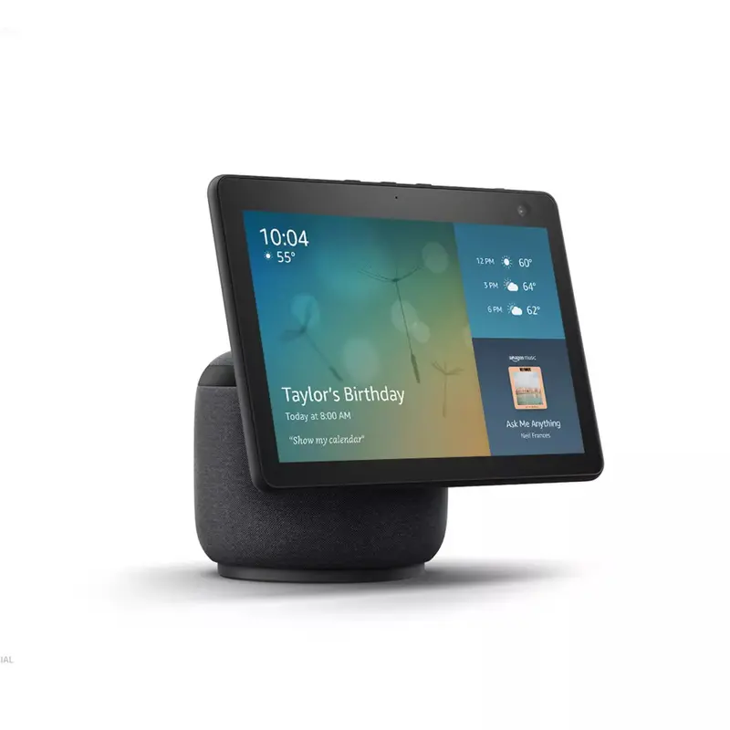 Amazon Echo Show 10 (3rd Gen) – 10.1" HD Smart Display with Alexa, Pan-Tilt Camera, Charcoal Finish 2