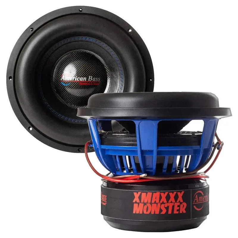 American Bass 12XMAX Subwoofer – 12-Inch Dual Voice Coil Woofer Rated at 3500W RMS
