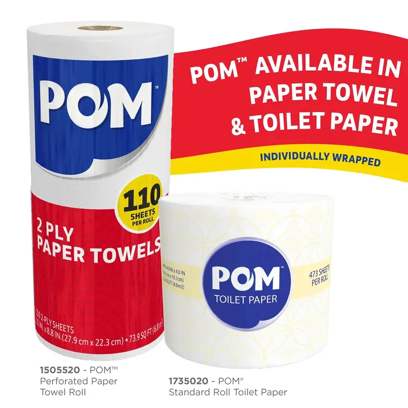 American Standard 2-Ply Septic-Safe Bath Tissue – 45-Roll Pack, Soft & Tear-Resistant