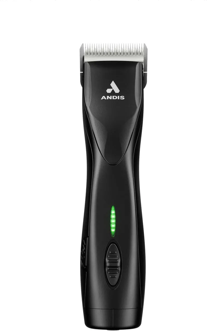 Andis Pulse ZR II Cordless Pet Clipper – 5-Speed Detachable Blade Grooming Tool for Dogs & Animals | Rechargeable Lithium-Ion Battery | LED Charge Indicator