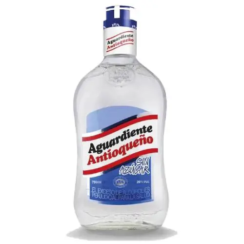 Antioqueno Sugar-Free Aguardiente – 750ml Colombian Spirit