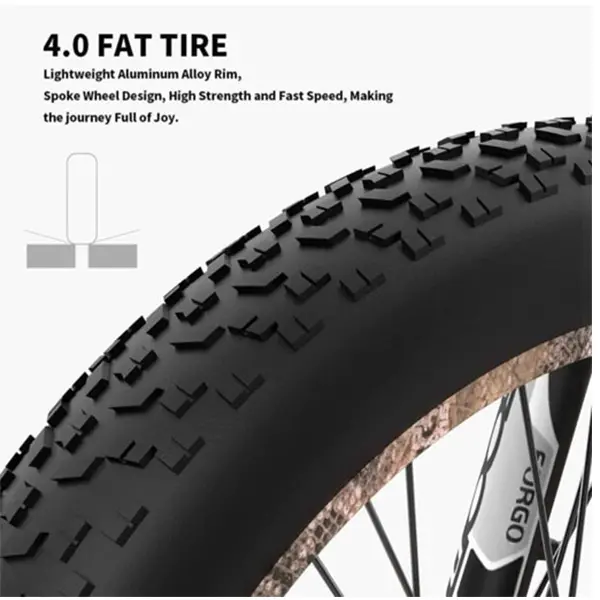 Aostirmotor 1500W Electric Mountain Bike – 26" Fat Tires, 48V 15Ah Battery, Shimano 7-Speed, Aluminum Frame