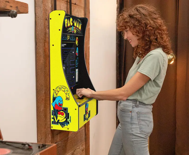 Arcade1Up Pac-Man Partycade – Full-Size Retro Arcade Cabinet with Multiplayer Support