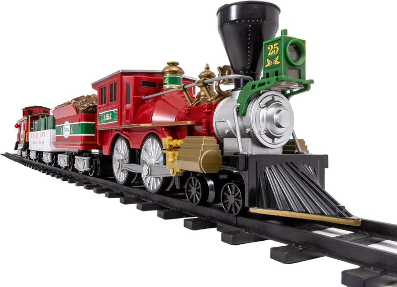 Arctic Central Remote-Controlled Battery Train Set with Track Expansion
