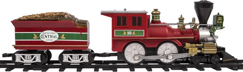 Arctic Central Remote-Controlled Battery Train Set with Track Expansion