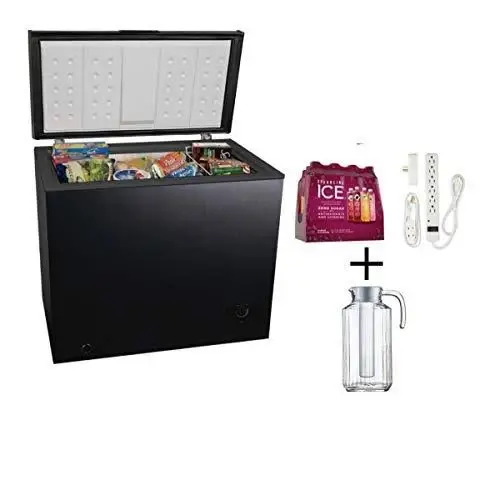 Arctic King 7.0 cu. ft. Chest Freezer – Compact Black Unit for Home or Garage Use