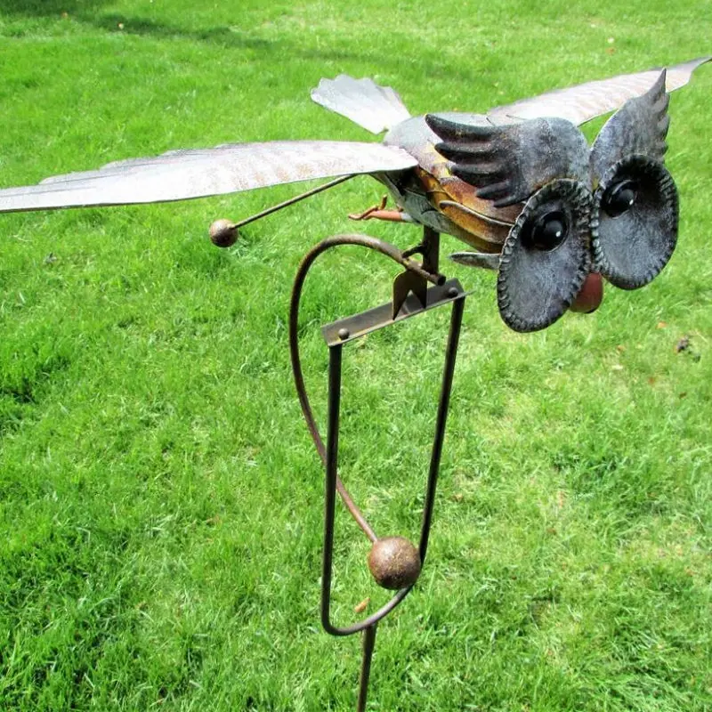 Artistic Bird Patio Decor | Metal & Resin Garden Avian Accents