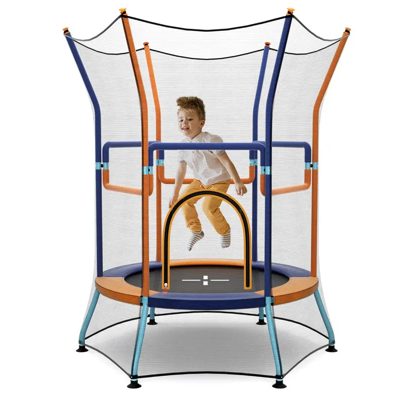 ASTM-Certified Toddler Trampoline with Enclosed Safety Net