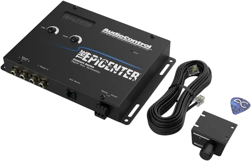 AudioControl Epicenter Bass Restoration Processor – Digital Car Audio Enhancer with Wired Remote