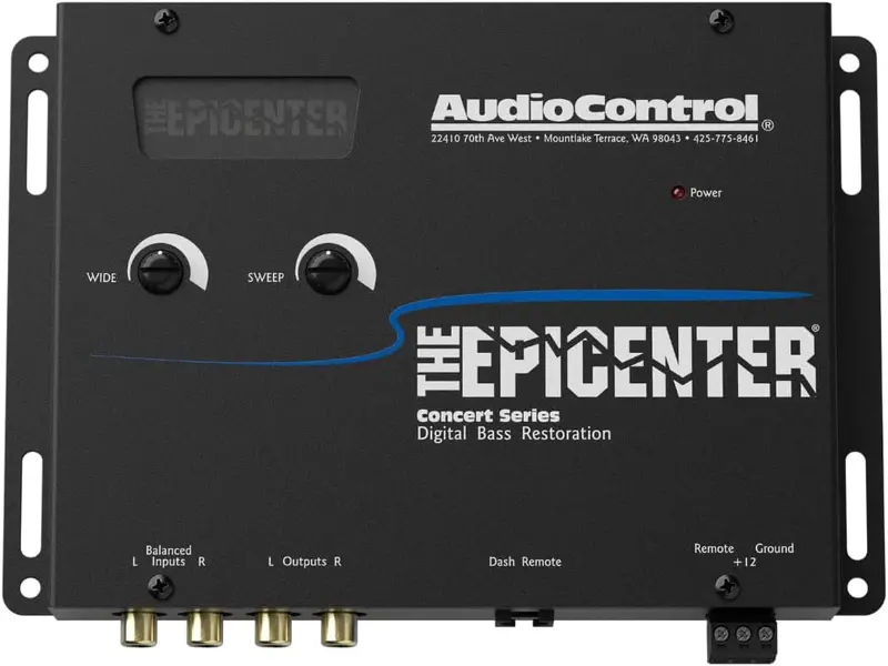 AudioControl Epicenter Bass Restoration Processor – Digital Car Audio Enhancer with Wired Remote