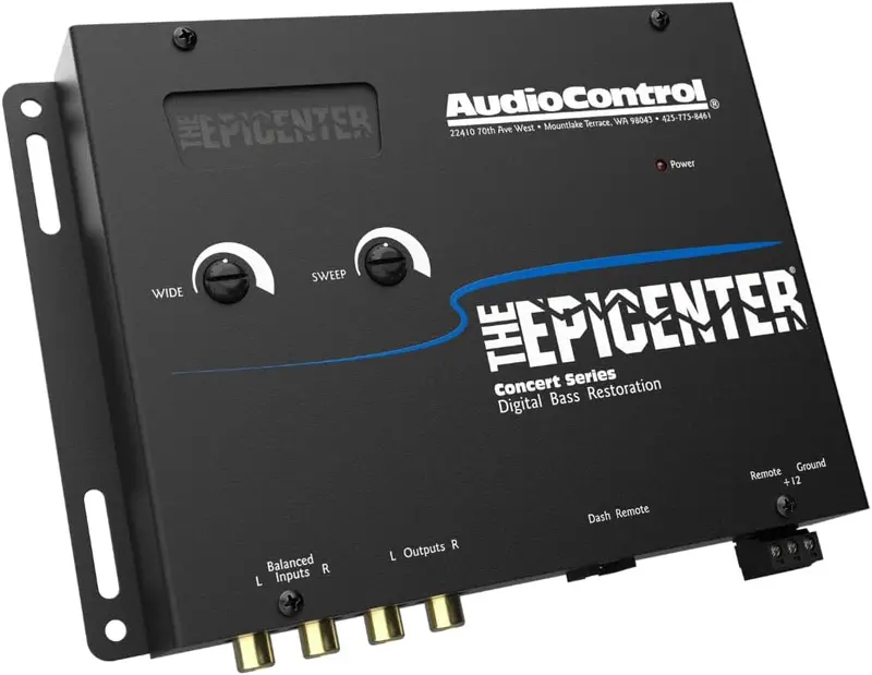 AudioControl Epicenter Bass Restoration Processor – Digital Car Audio Enhancer with Wired Remote