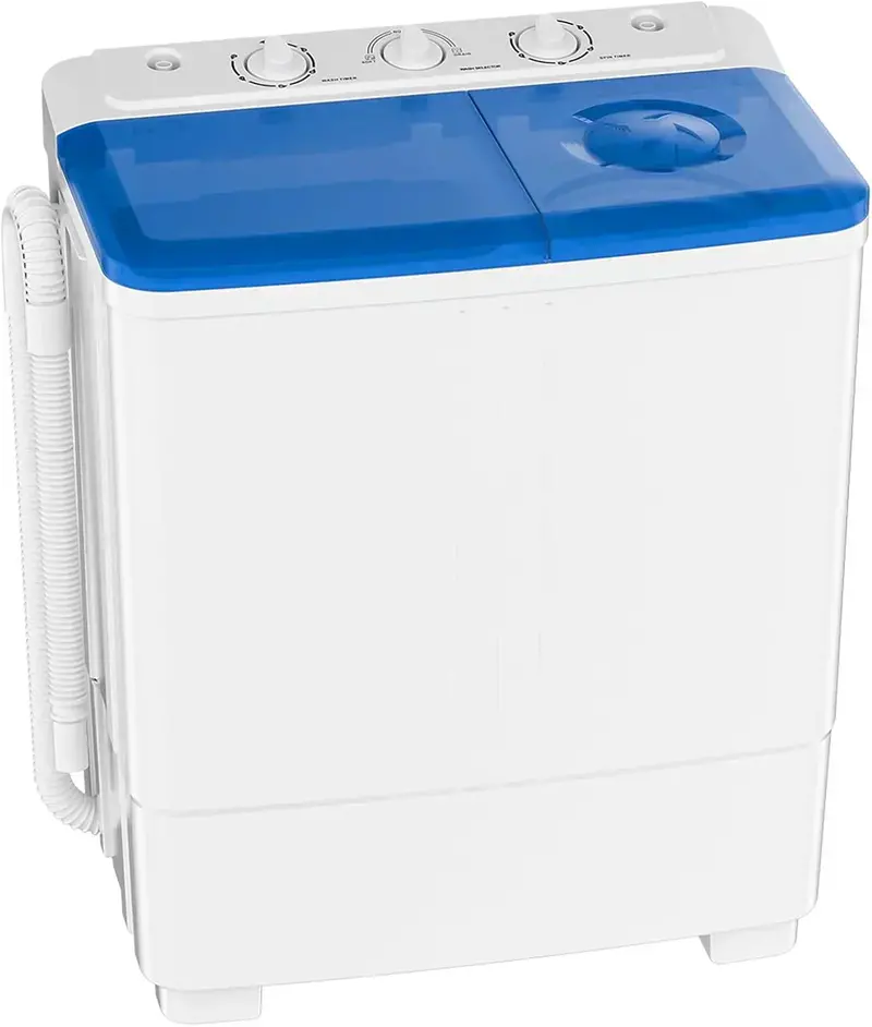 Auertech 28lb Twin-Tub Portable Washer – Compact Washing Machine for Apartments & RVs