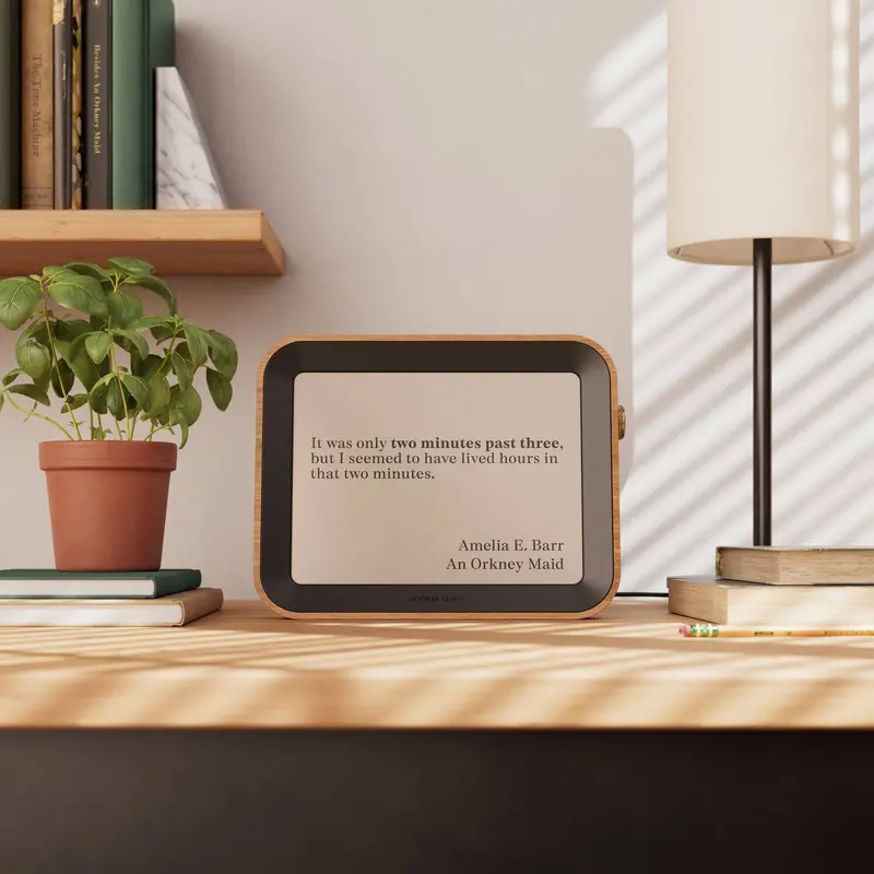 Author-Inspired Large Wall Clock