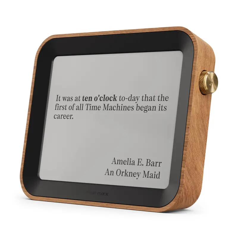 Author-Inspired Large Wall Clock