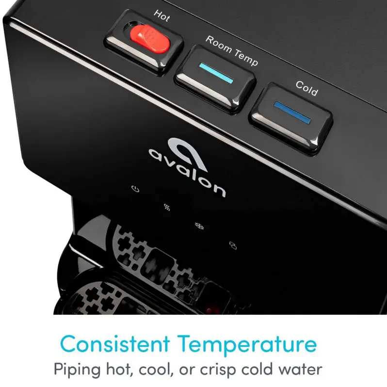 Avalon Bottom-Load Water Cooler – Triple-Temperature Dispenser with BioGuard Protection
