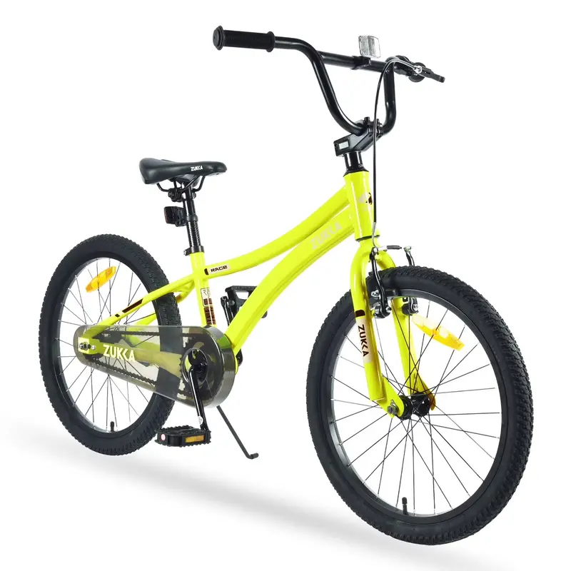 Baprem 18-Inch Kids’ Bike for Ages 5–9 – Pink Steel Frame Bicycle with Training Wheels & Sporty Design