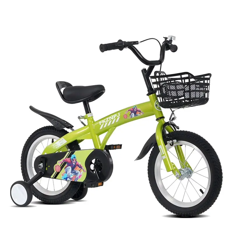 Baprem 18-Inch Kids’ Bike for Ages 5–9 – Pink Steel Frame Bicycle with Training Wheels & Sporty Design