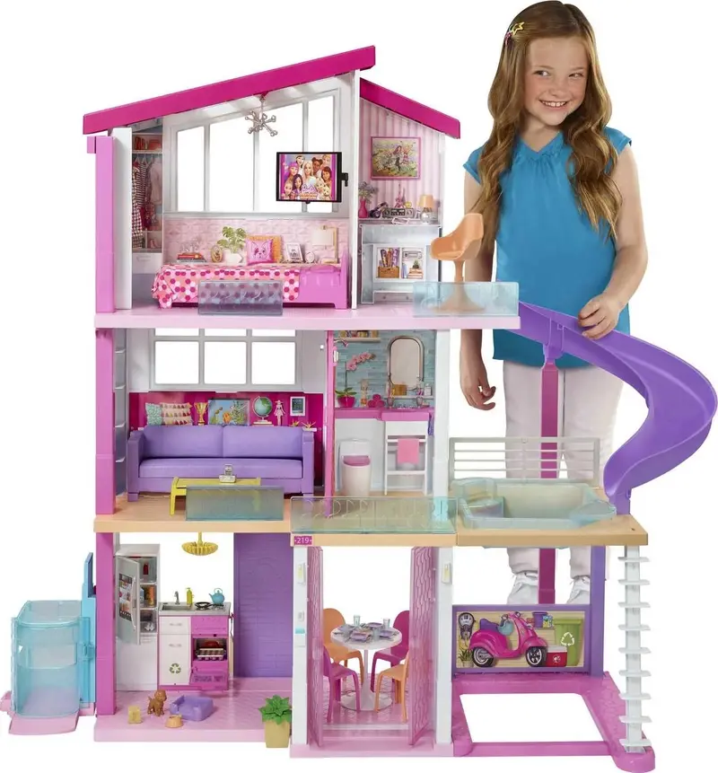 Barbie DreamHouse Dollhouse – Interactive Playset with Elevator, Lights, Sounds & 70+ Accessories