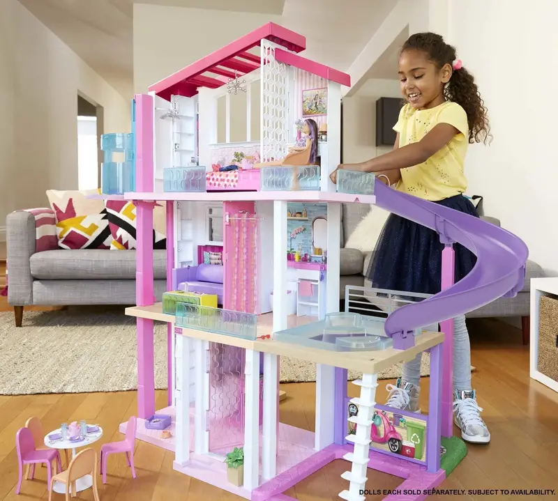 Barbie DreamHouse Dollhouse – Interactive Playset with Elevator, Lights, Sounds & 70+ Accessories