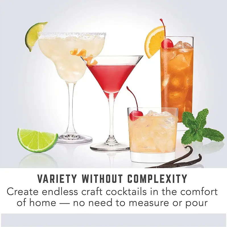 Bartesian Smart Cocktail & Margarita Maker – Push-Button Home Bar System (Model 55300)