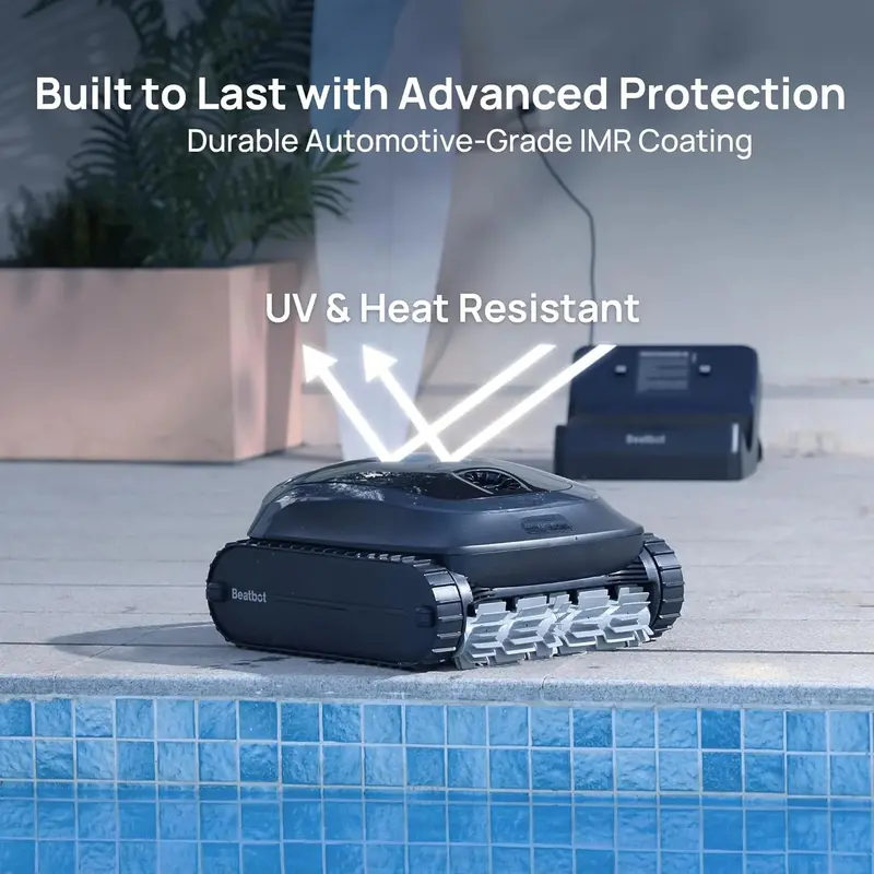 Beatbot AquaSense 2 Cordless Robotic Pool Cleaner – Smart Parking, Double-Pass Waterline Scrubbing, 3,230 sq.ft Coverage (Blue)