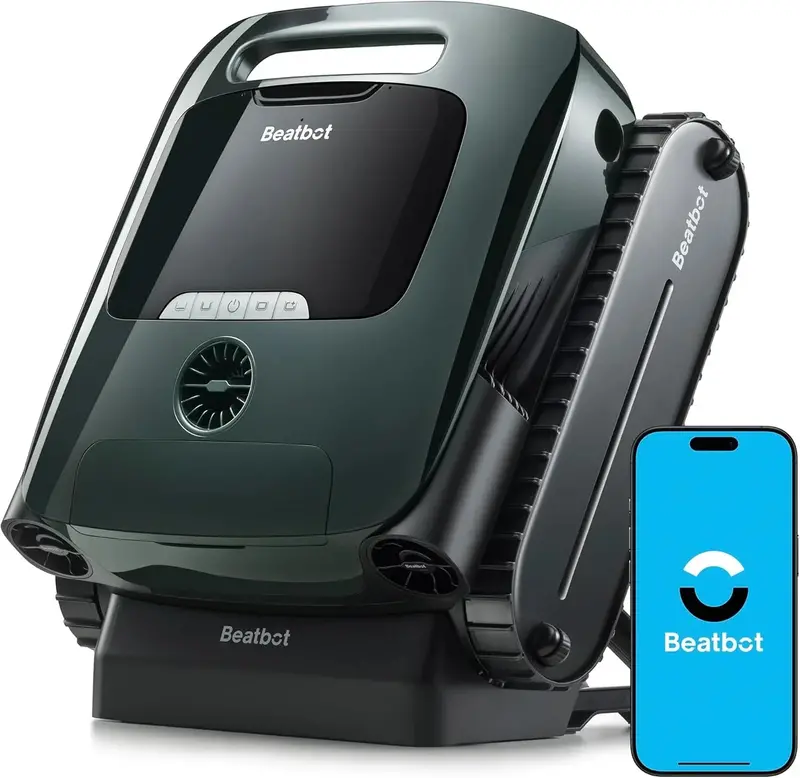 Beatbot AquaSense 2 Pro Cordless Robotic Pool Cleaner — 5-in-1 Surface Skimming, APP Control, Auto Parking & Clarification for Pools up to 3,875 Sq Ft