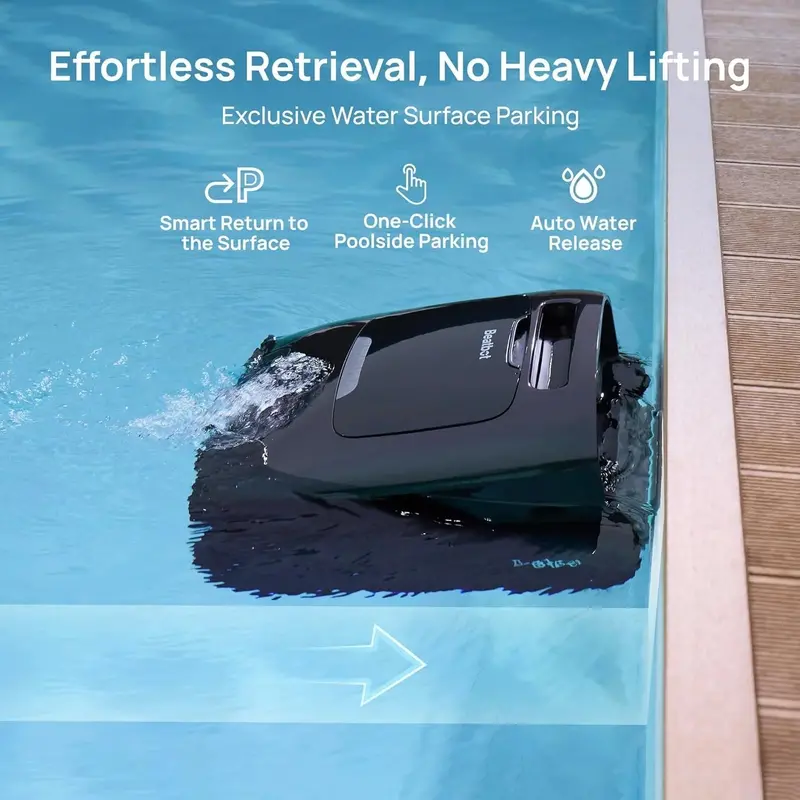 Beatbot AquaSense 2 Pro Robotic Pool Cleaner – 5-in-1 Smart Cleaning, APP Control, Surface Skimming & Water Clarification (Emerald Green)