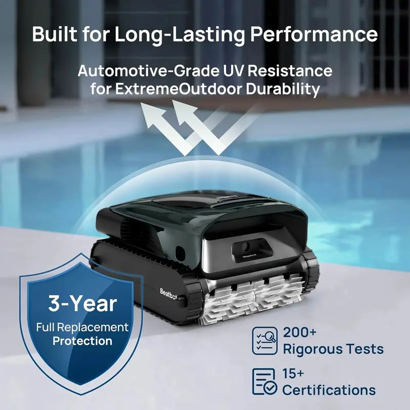 Beatbot AquaSense 2 Pro Robotic Pool Cleaner – 5-in-1 Smart Cleaning, APP Control, Surface Skimming & Water Clarification (Emerald Green)