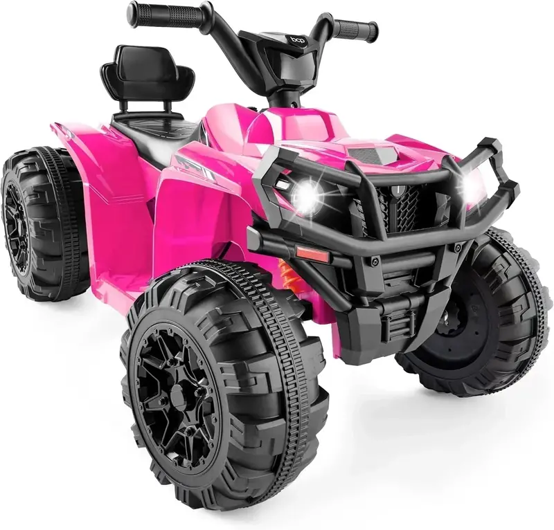 Best Choice Products 12V Kids’ Ride-On ATV – 4-Wheel Electric Quad with Bluetooth Audio